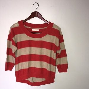 Old Navy Striped Knit Crew Sweater